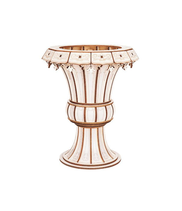 ROETWM02 ROKRFlora Vase 3D Wooden Puzzle