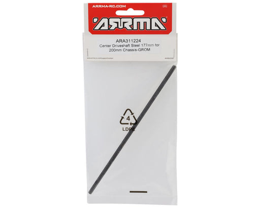ARA311224 Center Driveshaft Steel 177mm for 200mm Chassis - GROM