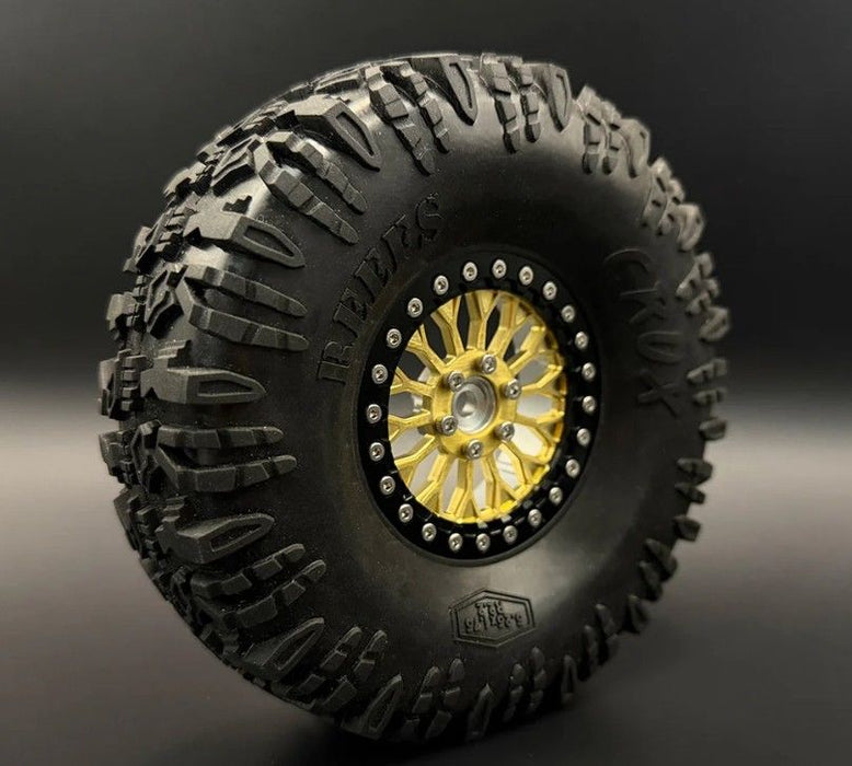SEHREEFS238 Reefs Brass 2.2 "SHIELD" Wheel Face (2)