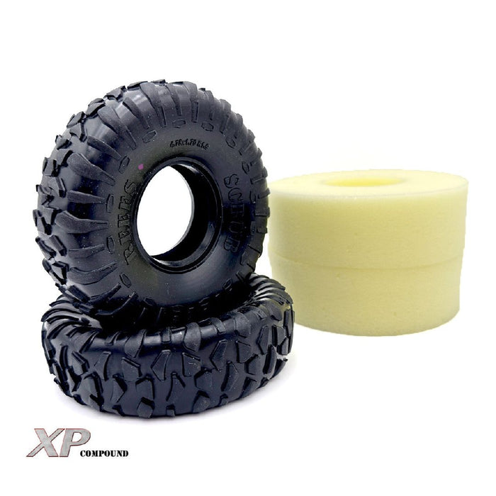 SEHREEFS251 Reefs 1.9" "SCRUB" Tires - XP Pink Compound - 4.75" OD(2)