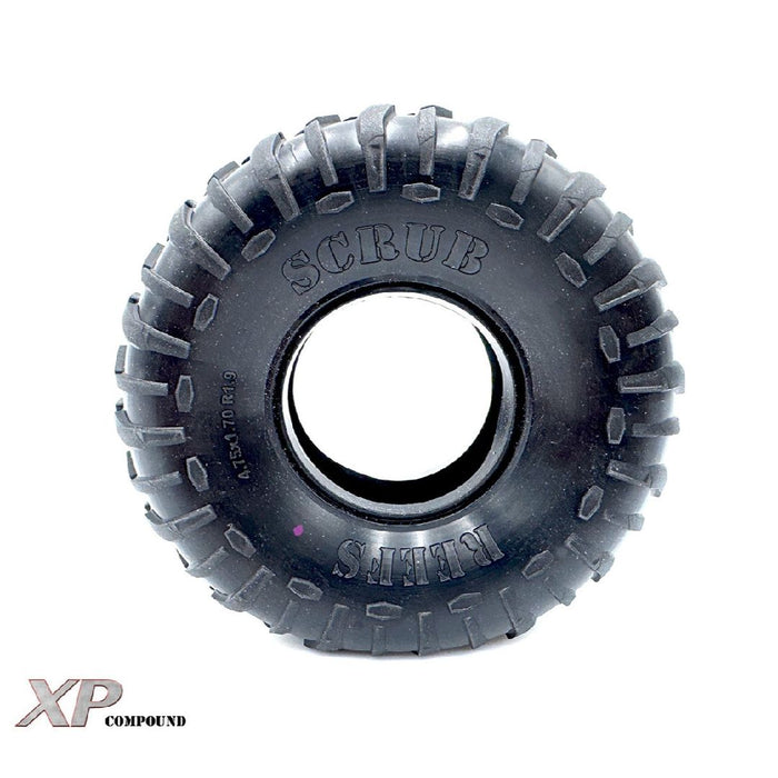 SEHREEFS251 Reefs 1.9" "SCRUB" Tires - XP Pink Compound - 4.75" OD(2)