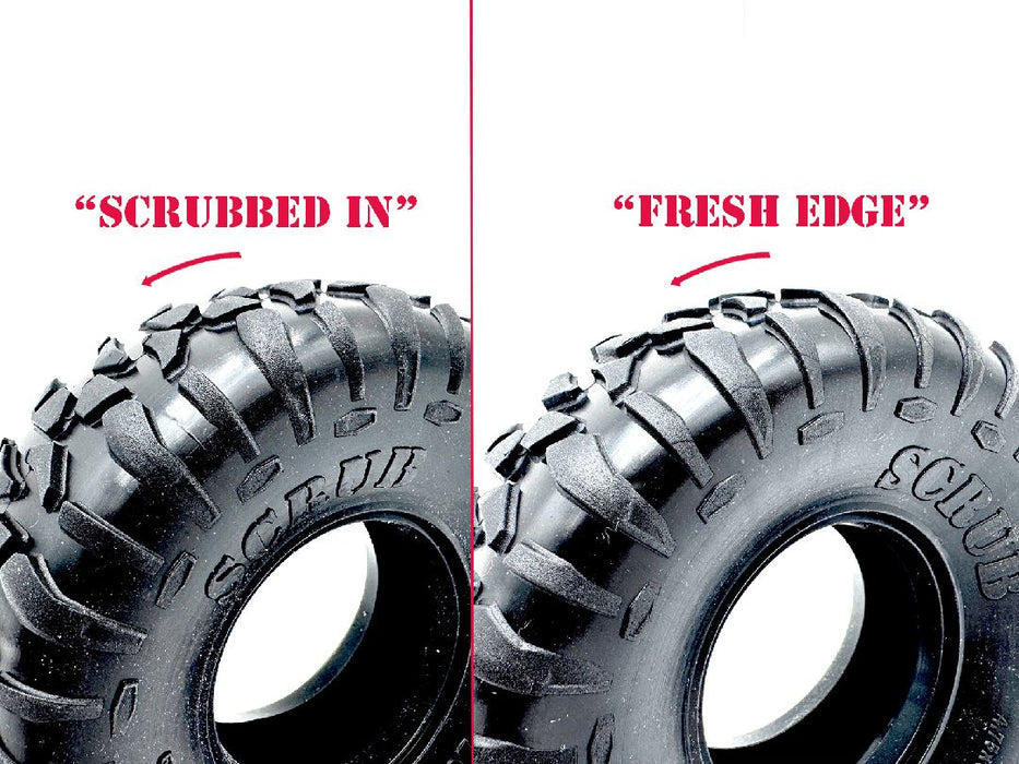 SEHREEFS251 Reefs 1.9" "SCRUB" Tires - XP Pink Compound - 4.75" OD(2)