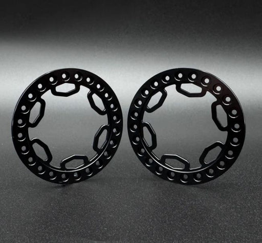 SEHREEFS257 Reefs 1.9 "SHIELD" Beadlock Ring (Black) (2)