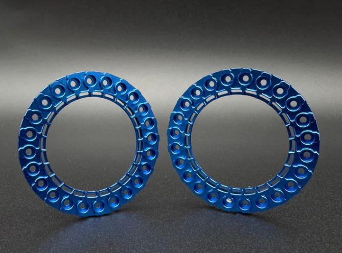 SEHREEFS278 Reefs 1.9 "SLUICE" Beadlock Ring (Blue) (2)