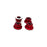 SEHREEFS289 Reefs 5mm Aluminum Flanged & Serrated Lock Nut (Red)(4pc)