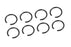 COR00120-049 C-Clips 7mm - Steel - 8 pcs