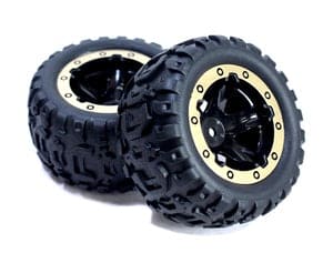 BZN540087 Slyder MT Wheels/Tires Assembled (Black / Gold)