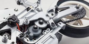 KYO34932B 1/8 EP Honda NSR500 1991 Motorcycle Kit, Hanging on Racer