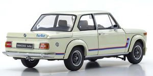 KYO08544W 1/18 Scale BMW 2002 Turbo White Model Diecast Car