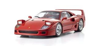 KYO08416R2 1/18 Scale Ferrari F40 Model Diecast Car (Red) This is a diecast model. This is not a functional Radio Controlled vehicle.