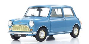 KYO08964BL 1/18 Scale Morris Mini Minor Clipper Blue Model Diecast Car