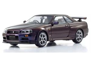 KYOKS03936P 1/43 Nissan Skyline GT-R Vspec (Purple) Diecast Model
