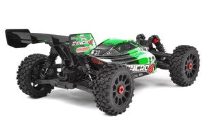 COR00287-G Syncro-4 1/8 4S Brushless Off Road Buggy, RTR, Green