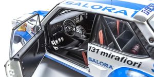 KYO08376H 1/18 Scale Fiat 131 Abarth 1980 1000 Lake #1 Model Diecast Car