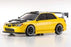 KYOMZP456MY Autoscale Subaru Impreza with Aero Kit and CFRP Hood, Metallic Yellow Body, for Mini-Z