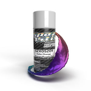 SZX05209 Color Change Aerosol Paint, Orange/Purple/Teal, 3.5oz Can