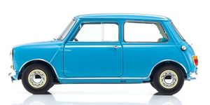 KYO08964BL 1/18 Scale Morris Mini Minor Clipper Blue Model Diecast Car
