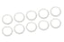 COR3301-06-08-01 Steel Metric Shim - 6x8x0.1mm - 10pcs