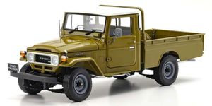 KYO08958K 1/18 Scale Toyota Land Cruiser 40 Pickup Olive Model Diecast Car