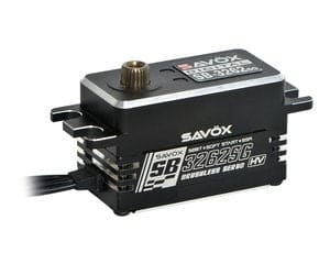 SAVSB3262SG-BE  High Torque, High Voltage, Brushless Servo, Black Edition, .065sec/486.1oz@8.4V