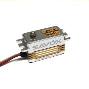 SAVSB2264MG Low Profile High Voltage Brushless Servo, 0.085sec / 208.3oz @ 7.4V