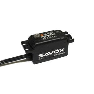 SAVSB2263MG-BE Black Edition Low Profile Brushless Digital Servo, 0.076sec / 138.9oz @ 6.0V