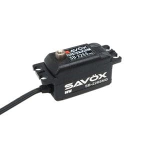 SAVSB2265MG-BE Black Edition Low Profile High Voltage Brushless Digital Servo, 0.08sec / 166.6oz @ 7.4V