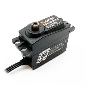 SAVSC1258TGP-BE, Black Edition, Standard Size Coreless Digital Servo, 0.08sec / 166oz @ 6V