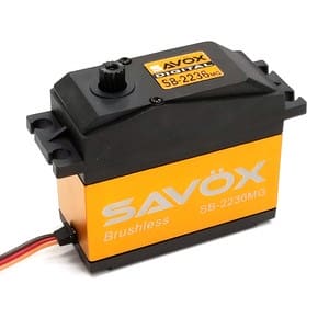 SAVSB2236MG 1/5 Scale High Voltage Brushless Digital Servo, 0.13sec / 555oz @ 7.4V