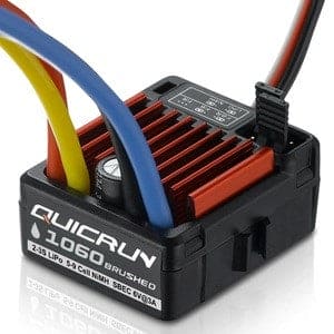 HWI30120203 QuicRun 1060 Brushed ESC SBEC T Plug (2-3S) QR1060 Suitable for 1:10 SPORT, BOAT, TANKER