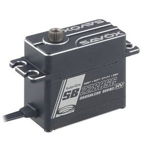 SAVSB2280SG High Voltage Brushless Steel Gear Monster Torque Servo with Soft Start, 0.12sec / 833.2oz @ 8.4V