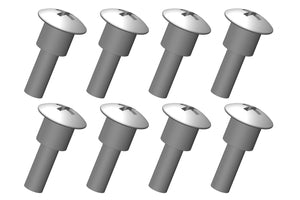 COR00250-026 Shoulder Screws - Steel - 8 pcs: Mammoth, Moxoo, Triton
