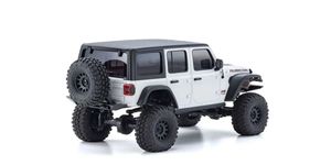 KYO32536W Mini-Z 4x4 Jeep Wrangler Unlimited Rubicon w/Interco Tires Bright White