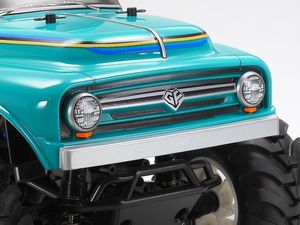 TAM47497 RC Squash Van, GF-02 Green/White Painted Body