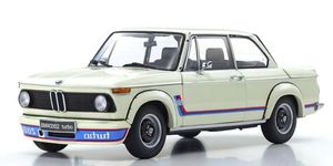 KYO08544W 1/18 Scale BMW 2002 Turbo White Model Diecast Car