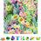 ZCPFC1000 Floral Cactus Wooden Jigsaw Puzzle, 1000 pcs