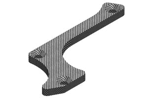 COR00180-232 Team Suspension Arm Stiffener - A, Lower Front Right - Graphite 3mm, Dementor, Kronos, Shogun
