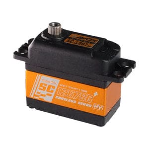 SAVSV1274MG High Voltage Coreless Standard Digital Metal Gear Helicopter Tail Servo, 0.045sec / 208.3oz @ 8.4V