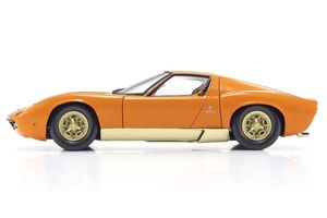 KYO08314PB 1/18 Scale Lamborghini Miura 400 Diecast Model (Orange)