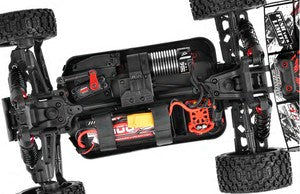 COR00289-R Syncro 2WD 1/8 3-4S Brushless Off Road Buggy, RTR, Red