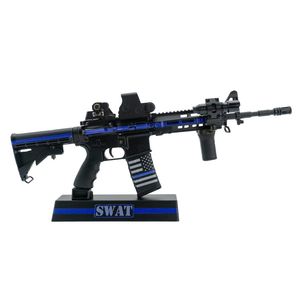 GOAAR-SWAT Mini AR-15 in Thin Blue Line SWAT Theme