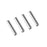 COR00230-0069 Goupille hexagonale pour roue - 2,5 x 12 mm - Acier - 4 pcs