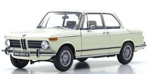 KYO08543W 1/18 Scale BMW 2002 Tii White Model Diecast Car