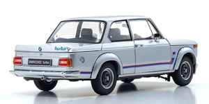KYO08544S 1/18 Scale BMW 2002 Turbo Silver Model Diecast Car