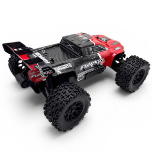 COR00230-R Furago XD 4WD 2S Small Scale, RTR Monster Truck, Red