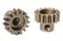 COR72715 M1.0 Pinion, Short, Hardened Steel, 15 Teeth, Shaft Diameter 5mm