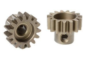 COR72715 M1.0 Pinion, Short, Hardened Steel, 15 Teeth, Shaft Diameter 5mm
