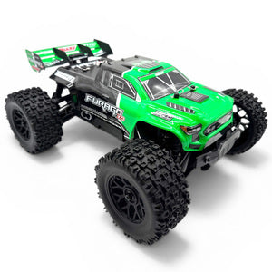 COR00230-G Furago XD 4WD 2S Small Scale, RTR Monster Truck, Green