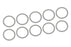 COR3301-08-10-01 Steel Metric Shim - 8x10x0.1mm - 10pcs