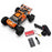 COR00231-O Punisher XD 4WD 2S Small Scale, RTR Monster Truck, Orange
